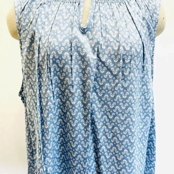 NWT CROFT&BARROW Women Sleeveless Pullover Keyhole Neckline Floral Shirt Sz PXXL - Picture 3 of 13